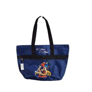 VTG NWT Disney Disneyland "45 Years of Magic" Zippered Tote Duffel Travel Bag